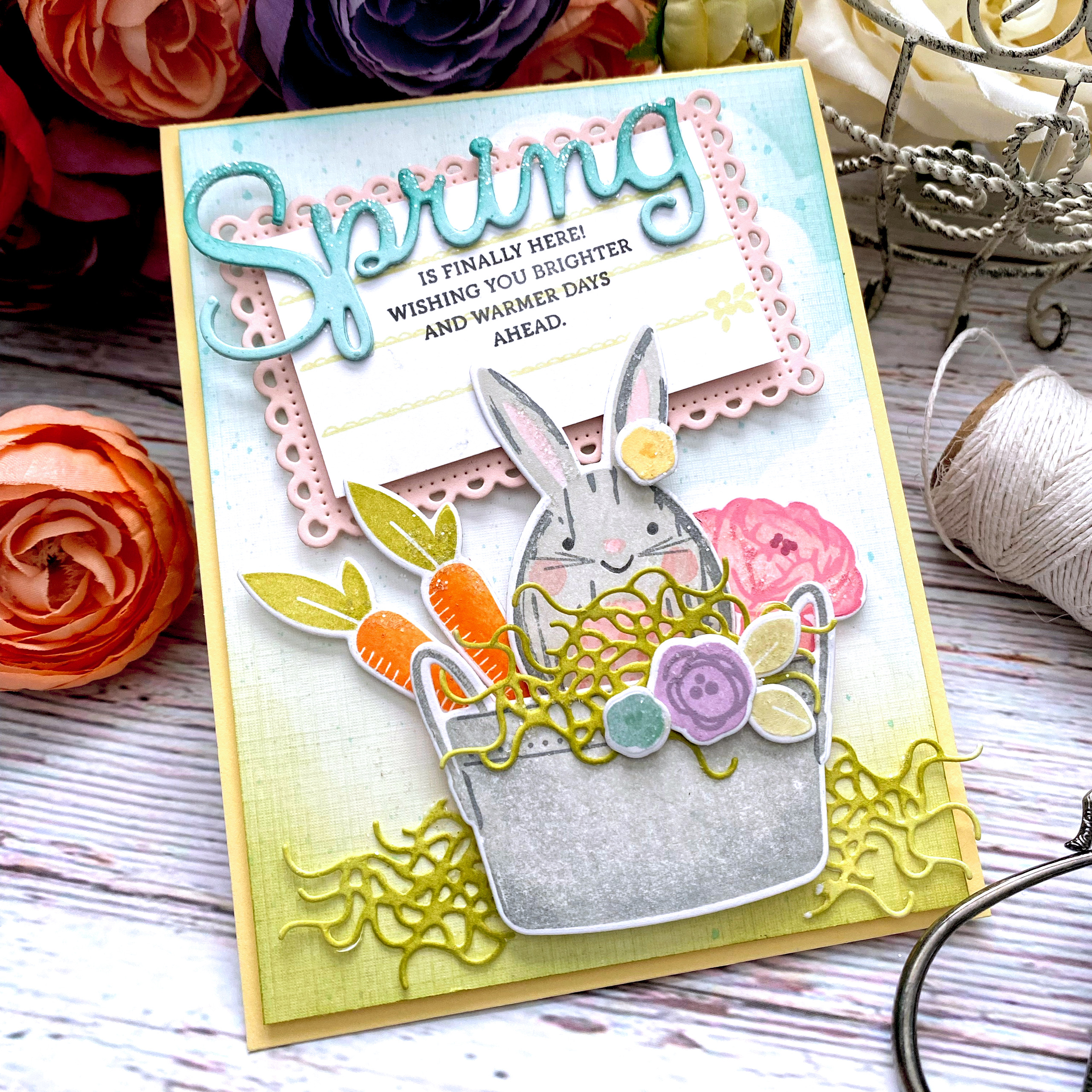 Larger than Life: Spring Sentiments Mini Stamp Set