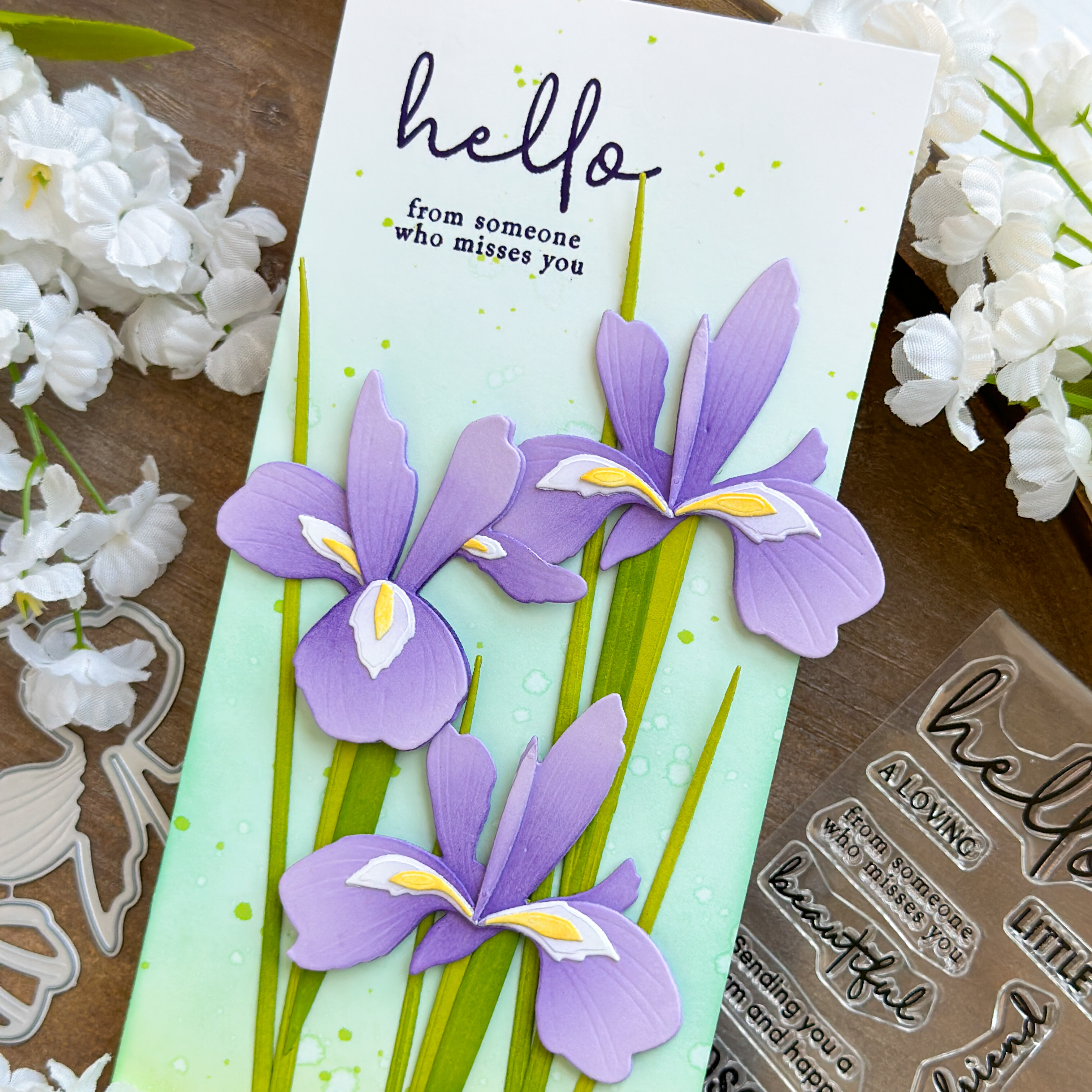 Larger than Life: Hello Sentiments Mini Stamp Set