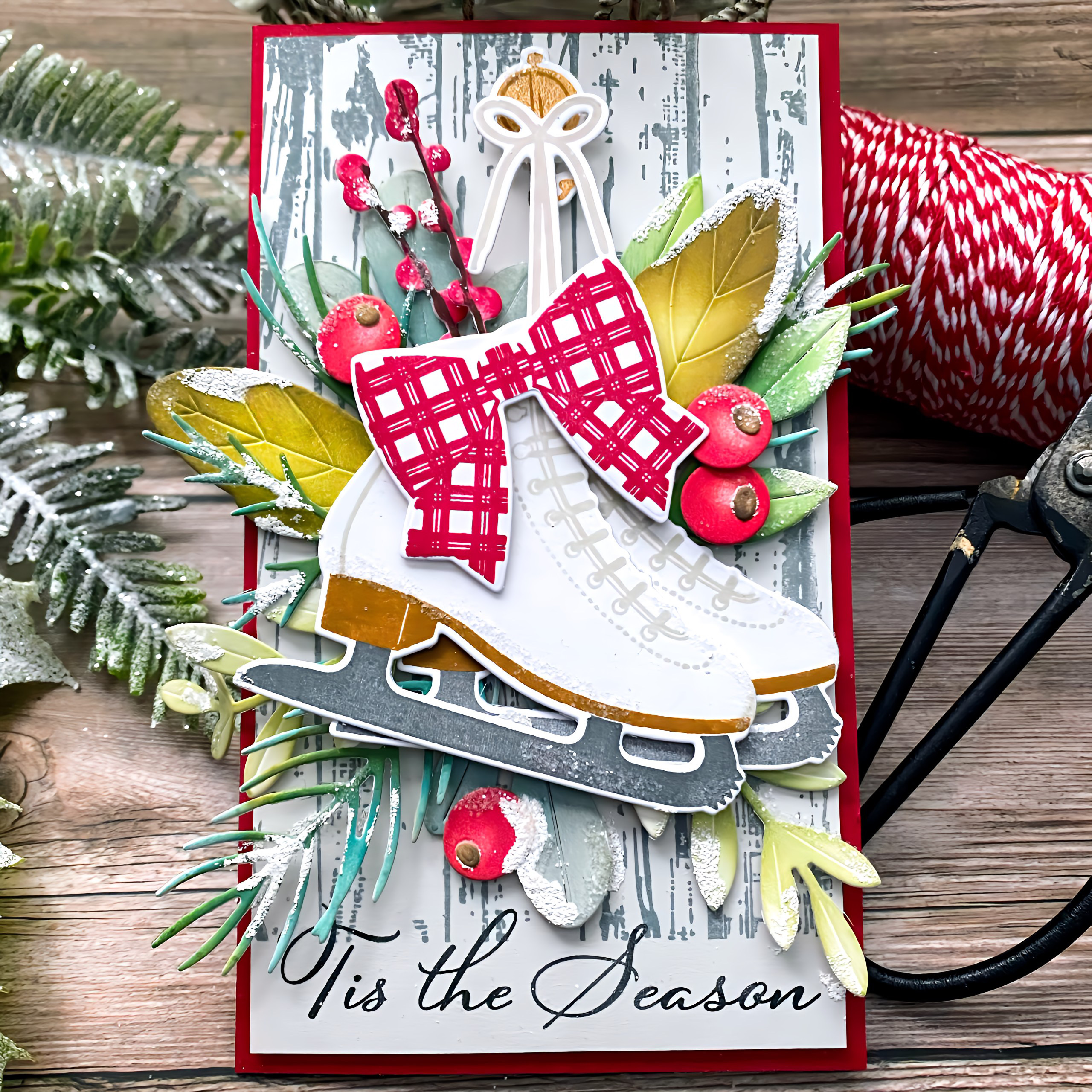 Skate Into the Holidays Stamp Set