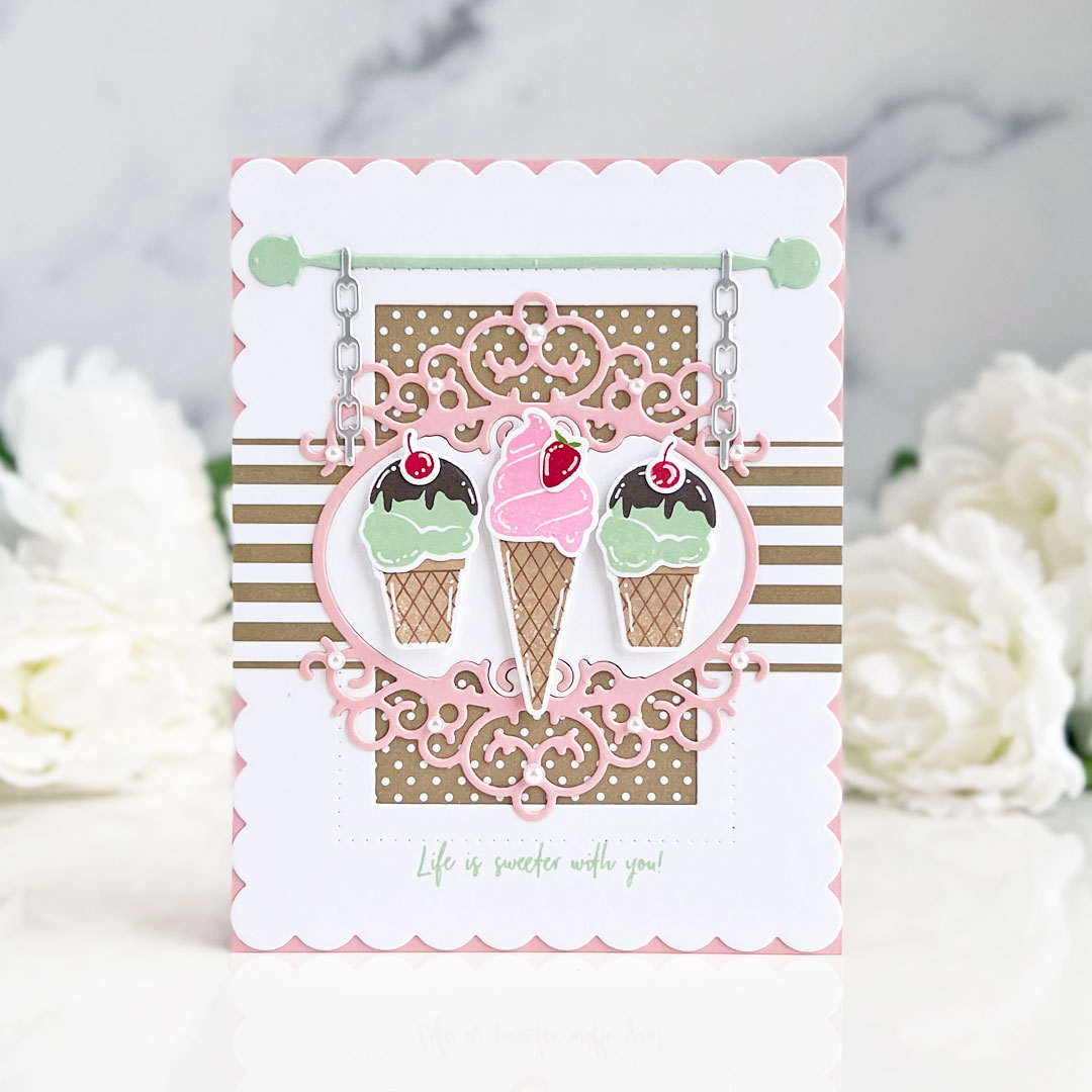 A Little Ice Cream Mini Stamp Set