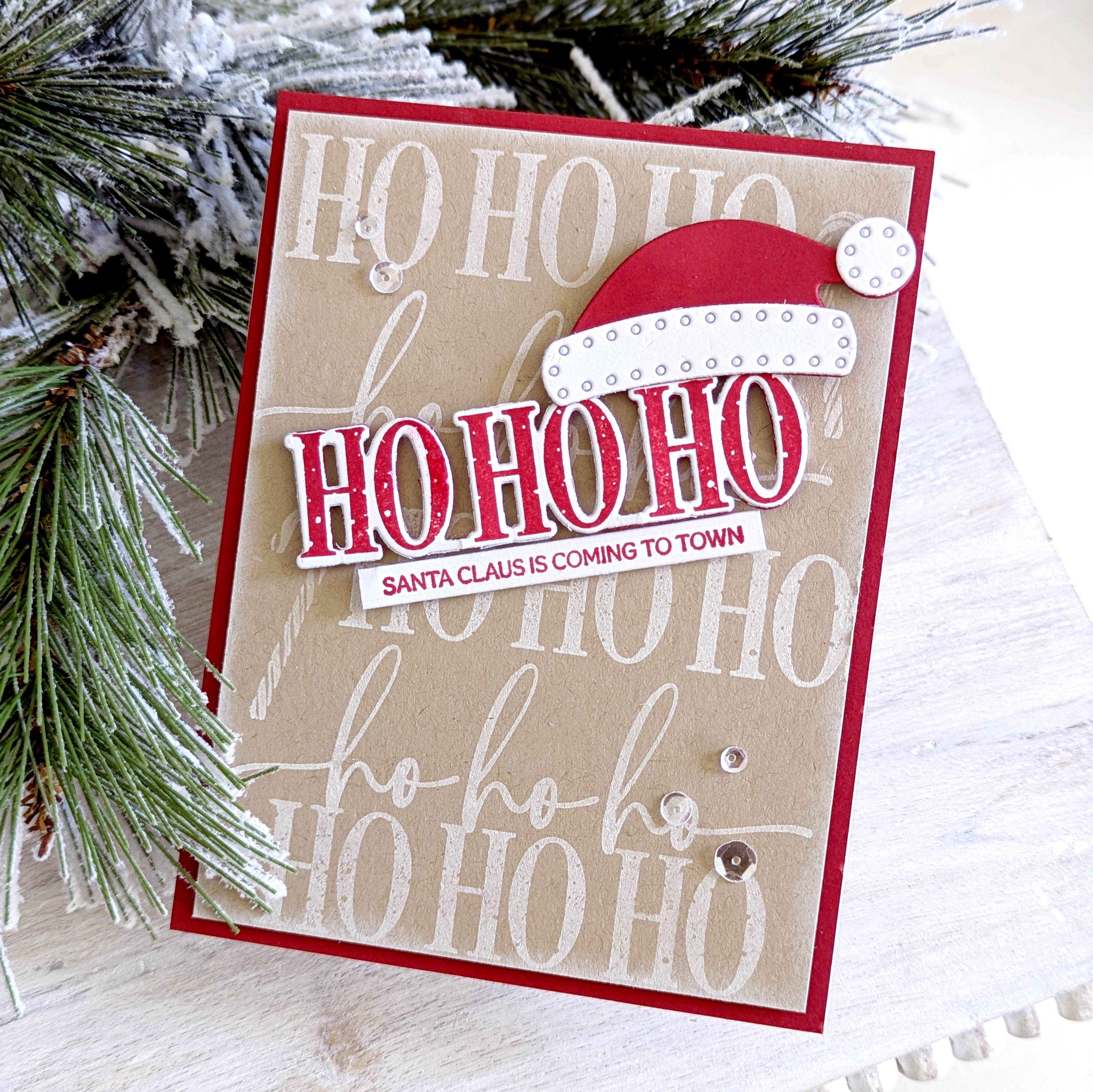 This is Big Sentiments: Ho, Ho, Ho Stamp Set