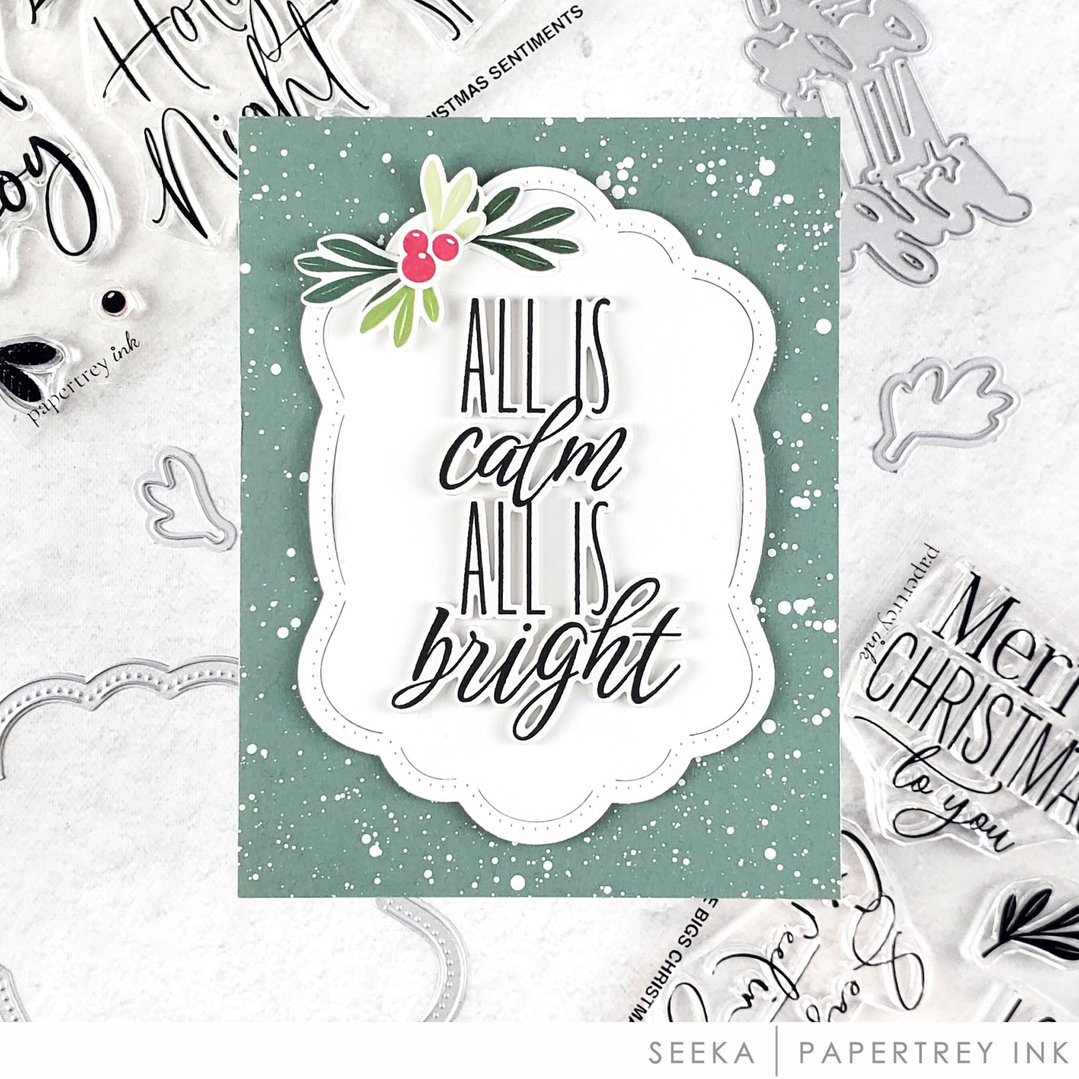 The Bigs Christmas Sentiments Stamp Set