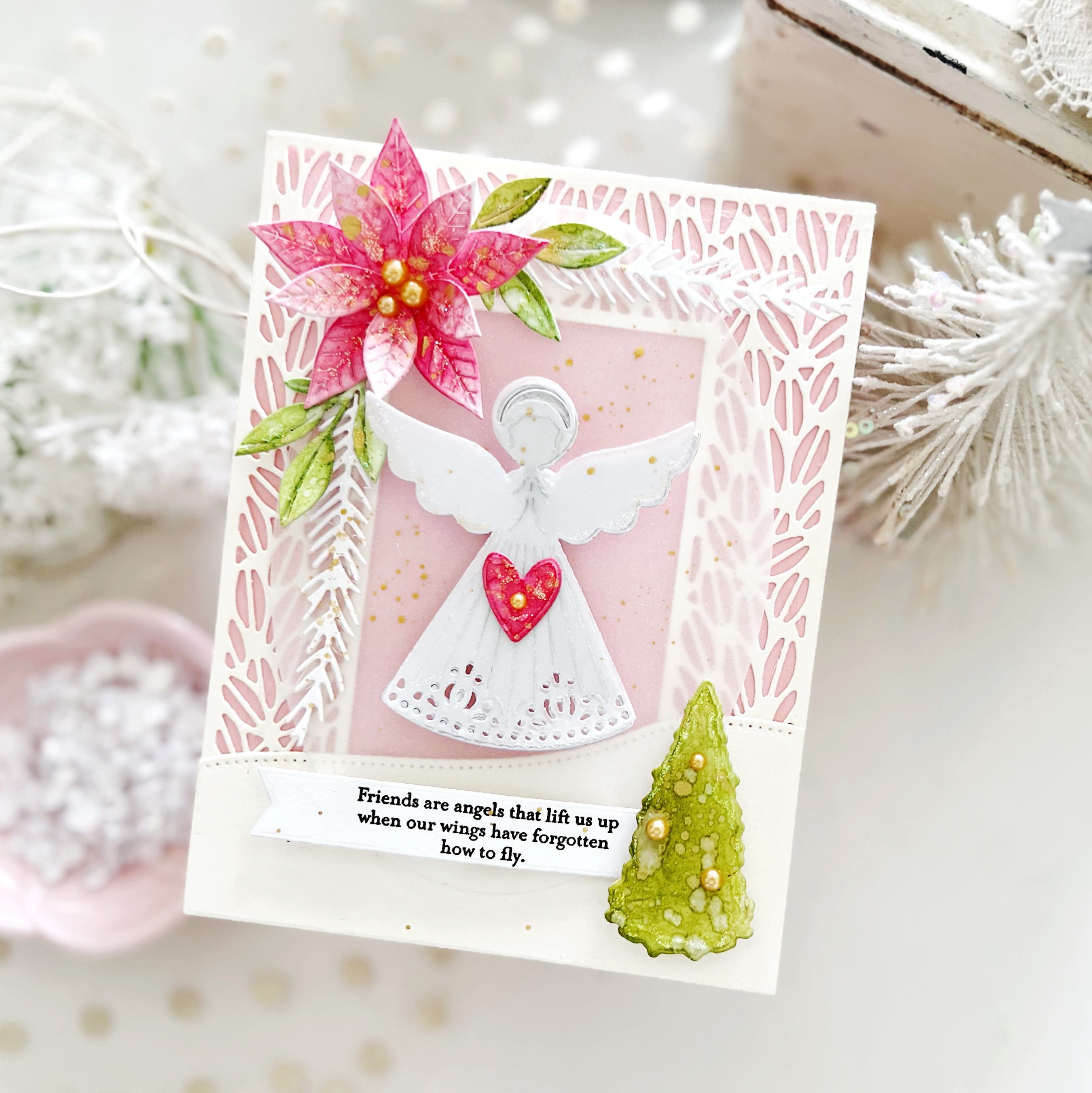 Angelic Sentiments Mini Stamp Set