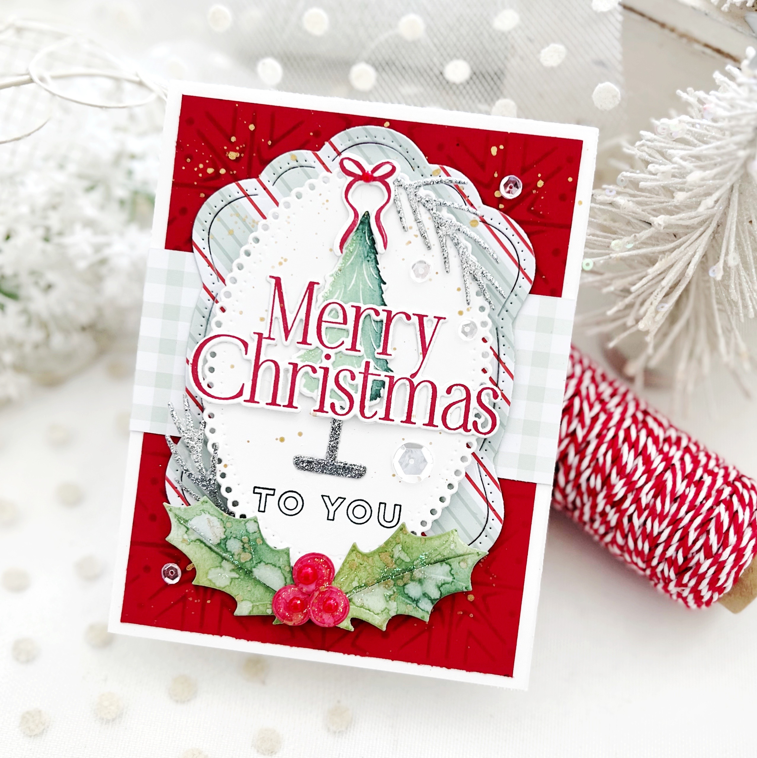 This is Big Sentiments: Merry Christmas Stamp Set