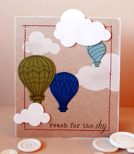 Up Up & Away Sentiments Mini Stamp Set