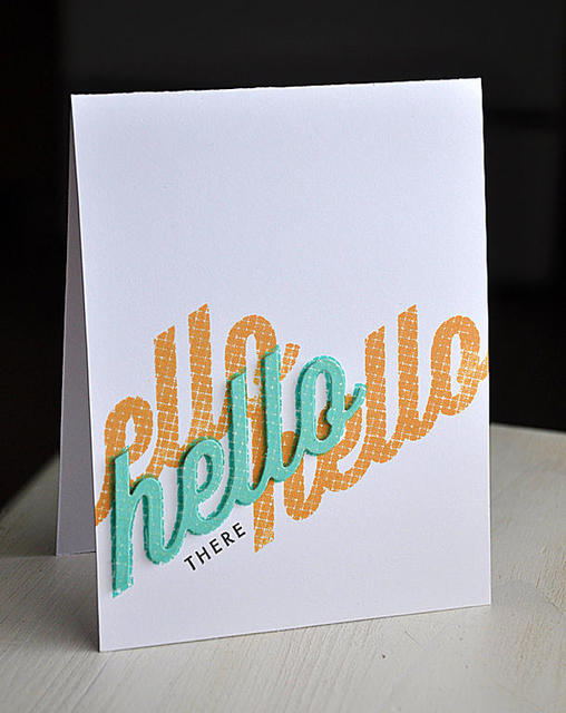 Wonderful Words: Hello Mini Stamp Set