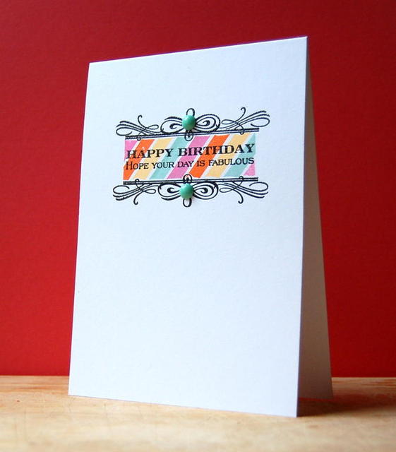 Boutique Borders: Birthday Mini Stamp Set