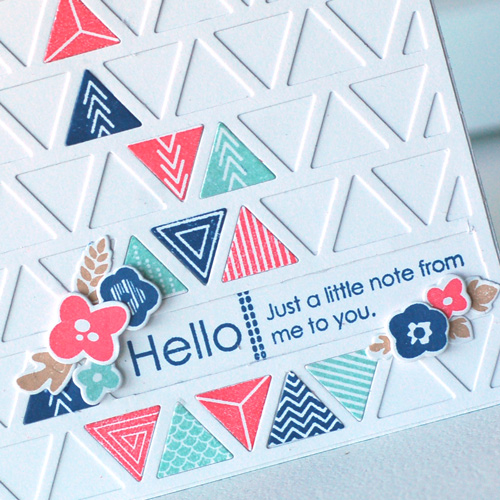 Tiny Triangles Mini Stamp Set