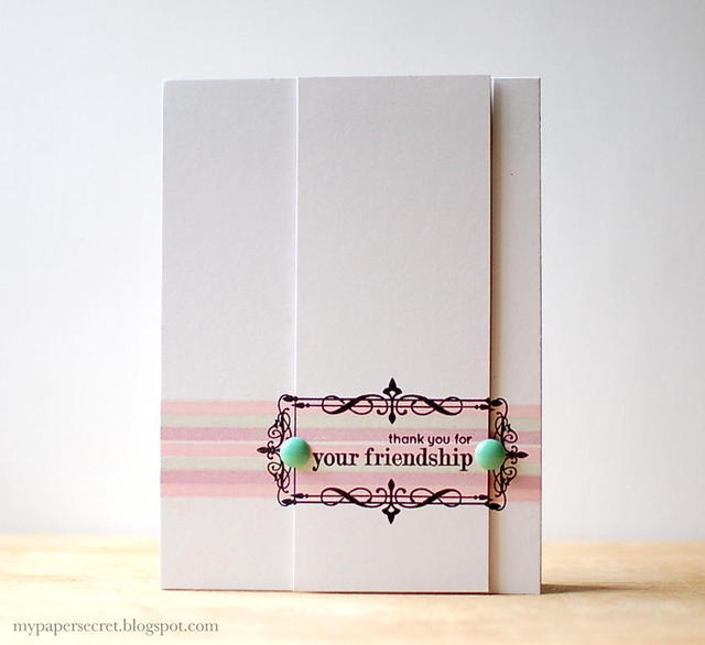 Boutique Borders: Friends Mini Stamp Set