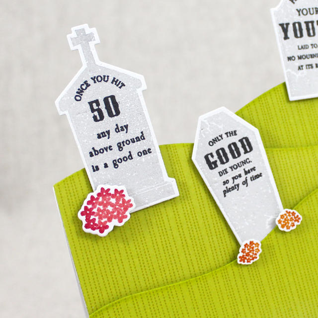 Haunted Headstones Sentiments Mini Stamp Set