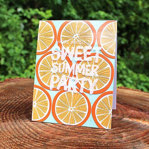 Fruit Salad Sentiments Stamp Set