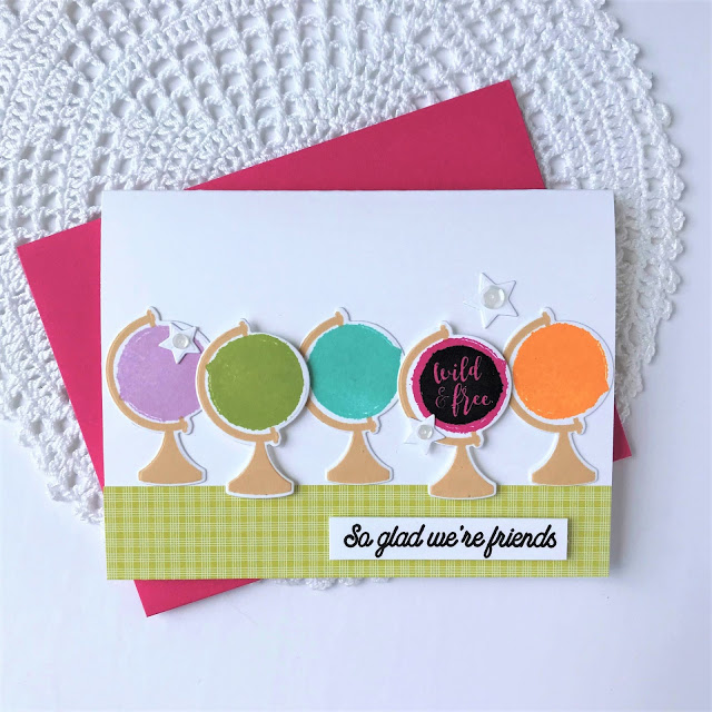 Glorious Globes: May Mini Stamp Set