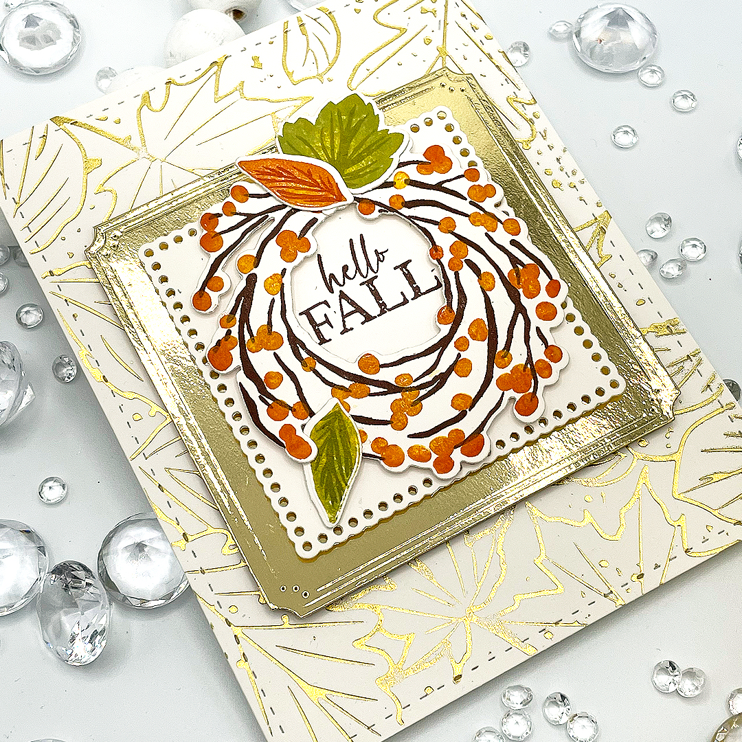 Merry Berry Wreath Stamp Set + Die Bundle