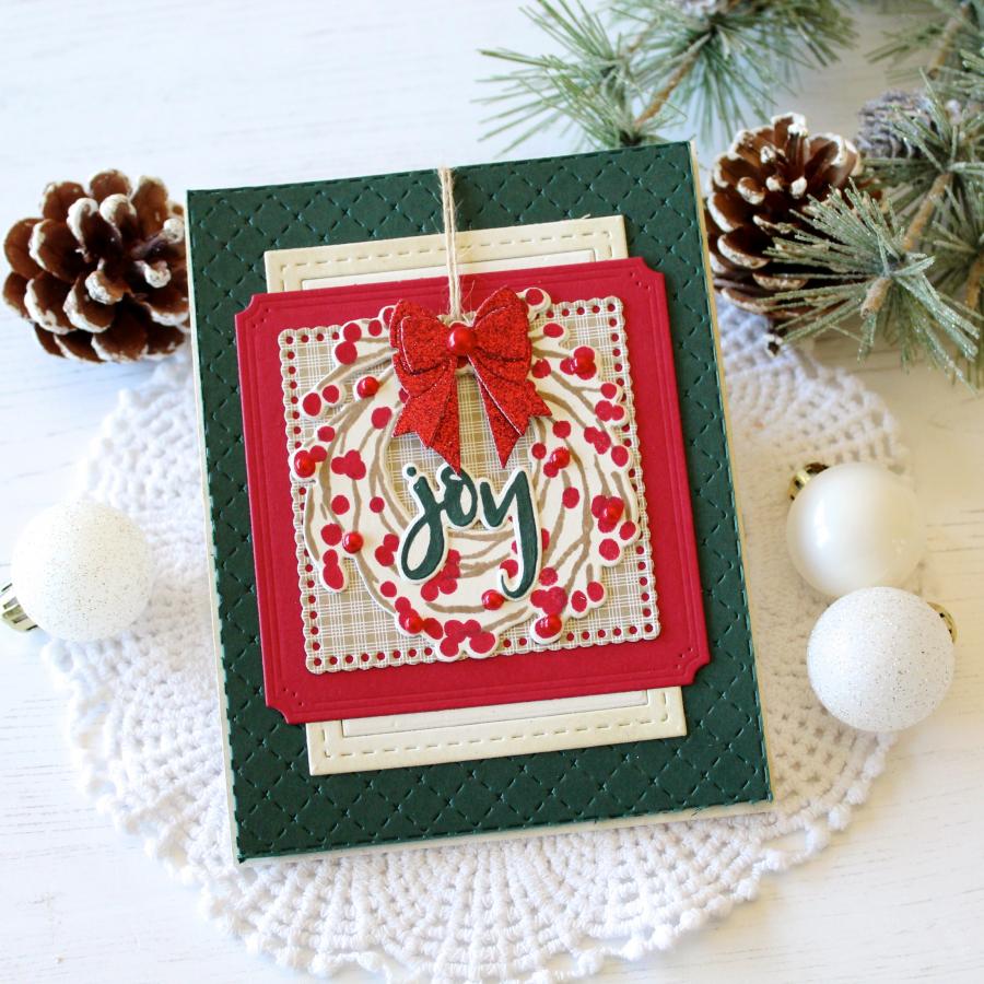 Papertrey Ink - Merry Berry Wreath Stamp Set