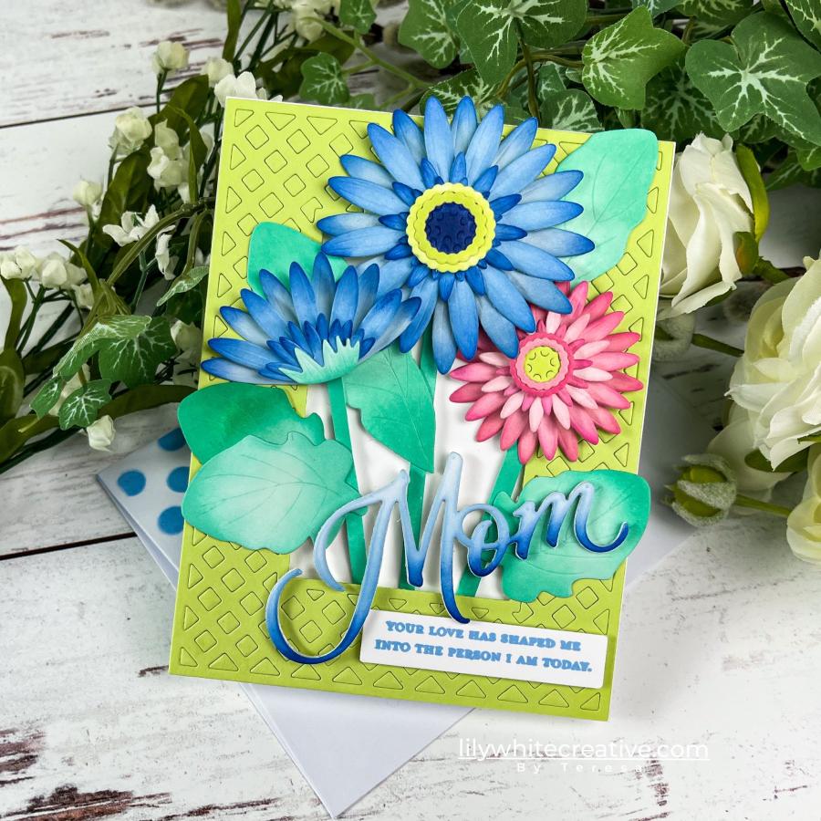 Papertrey Ink Larger Than Life Mom Sentiments Mini Stamp Set