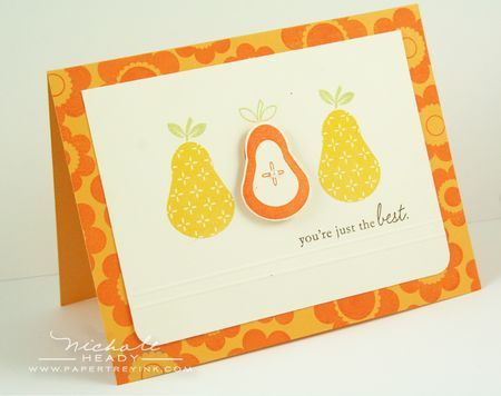 Papertrey Ink - Fruit Fusion: Pear Die