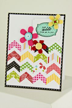 Papertrey Ink - Chevron Stripes Border Die Collection