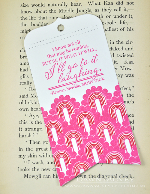 Papertrey Ink - Basic Bookmark 2 Die