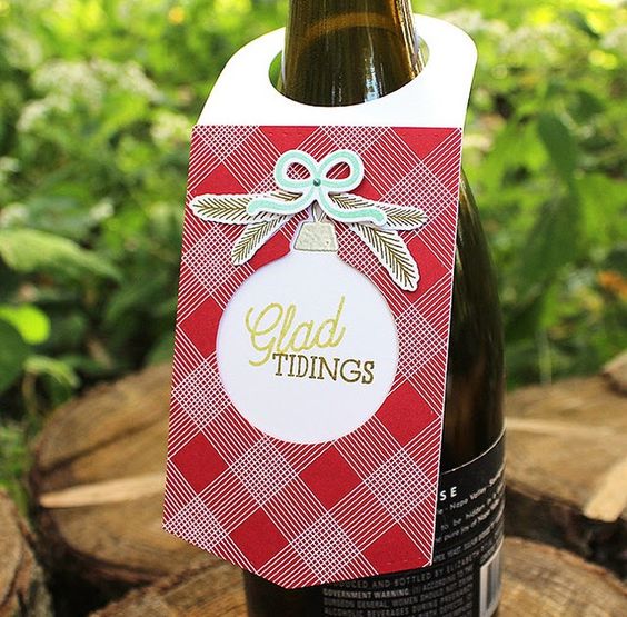 Papertrey Ink - Wine Bottle Tag #2 Die