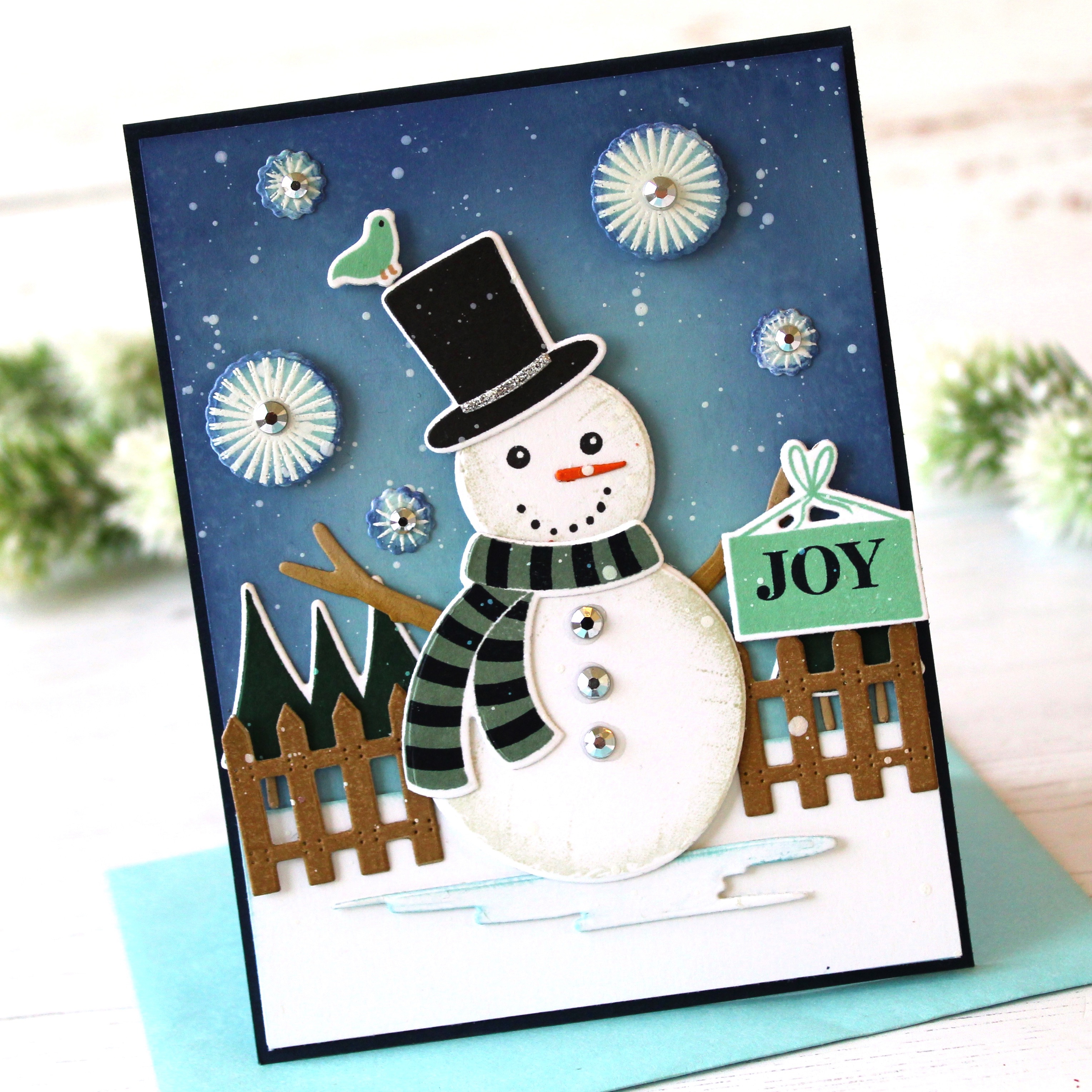 Shape Up Snowman Accessories Mini Stamp Set: Papertrey Ink