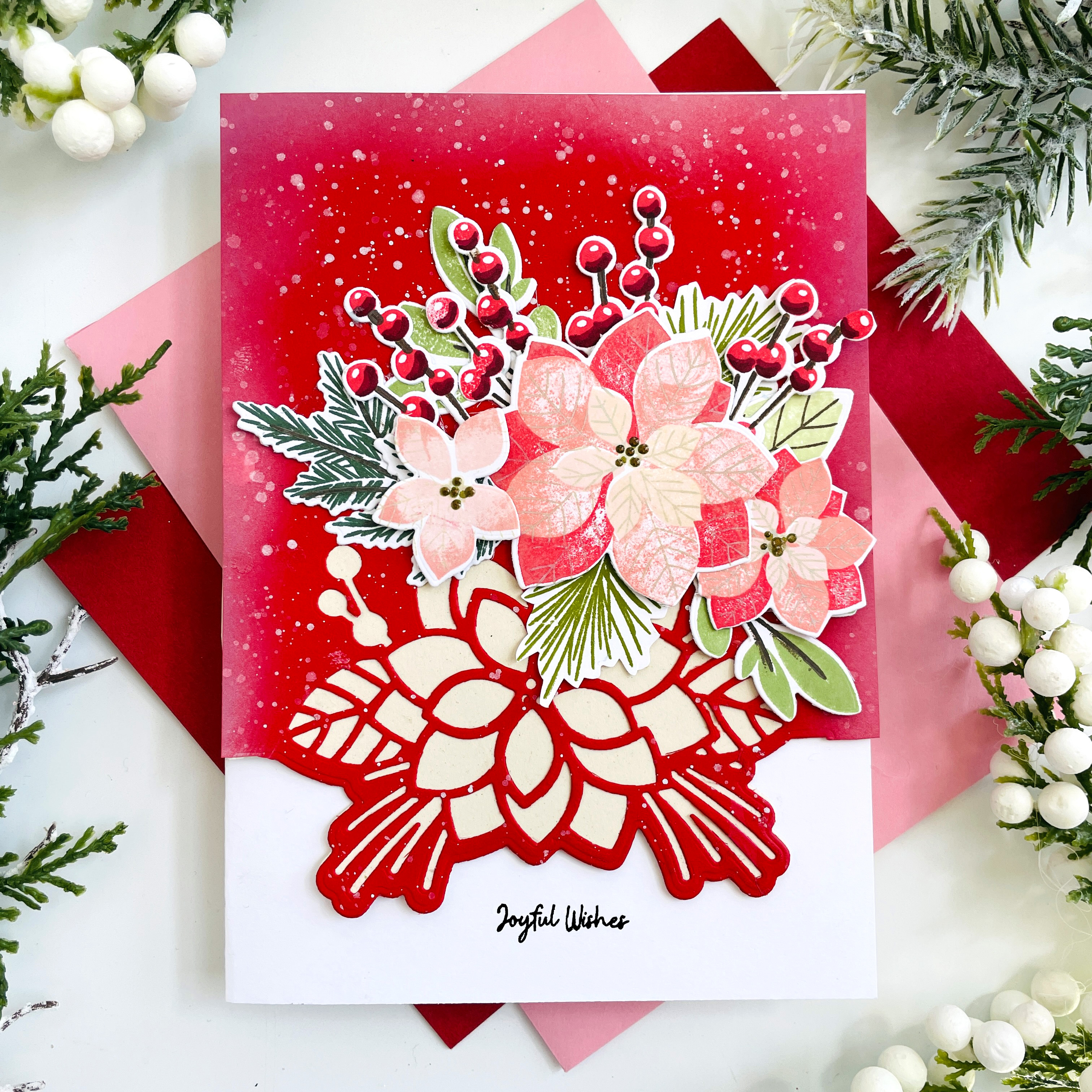 Elegant Edges: Christmas Bouquet Die