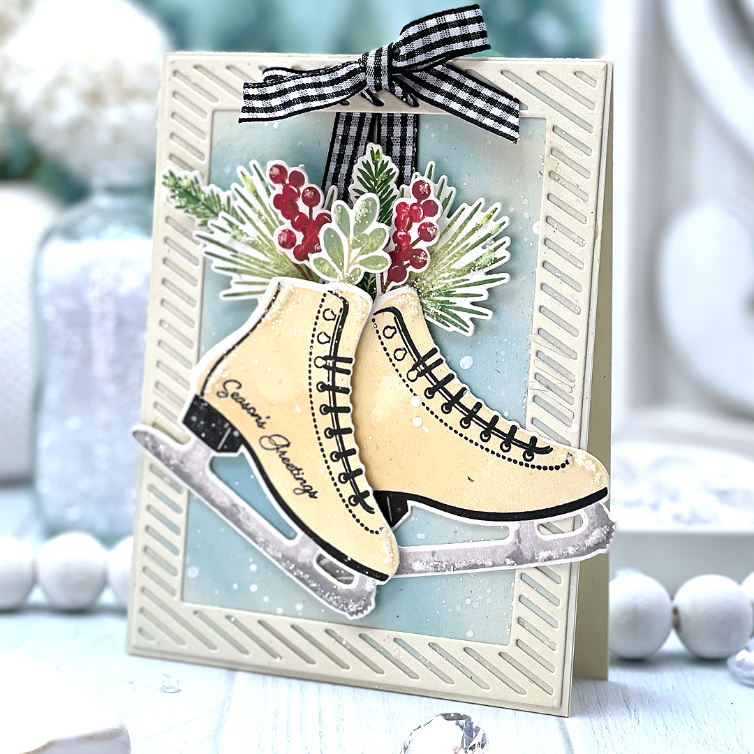 Border Bling: Candy Cane Frame 2 Die