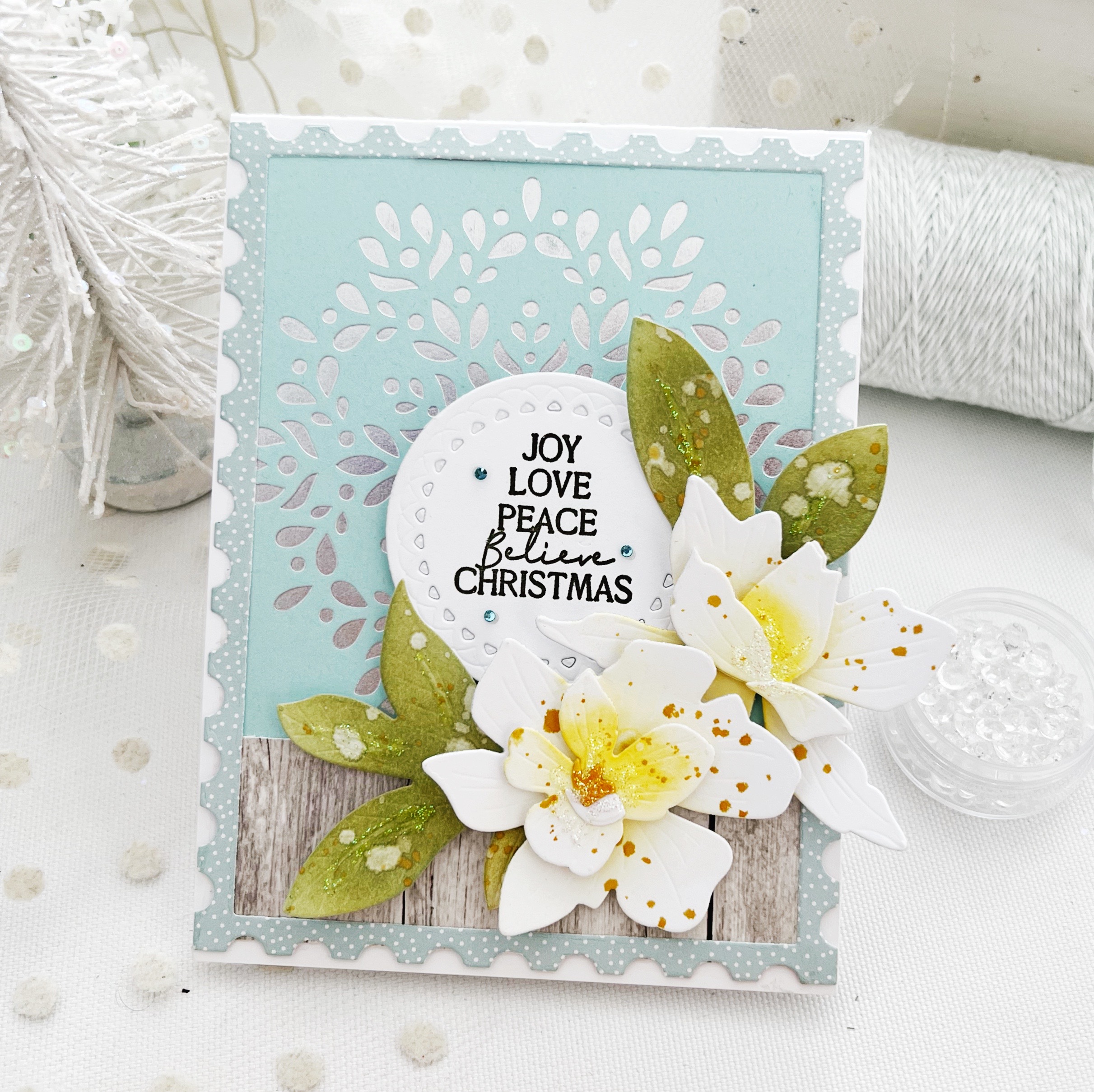 Fanciful Snowflake Hot Foil Plate