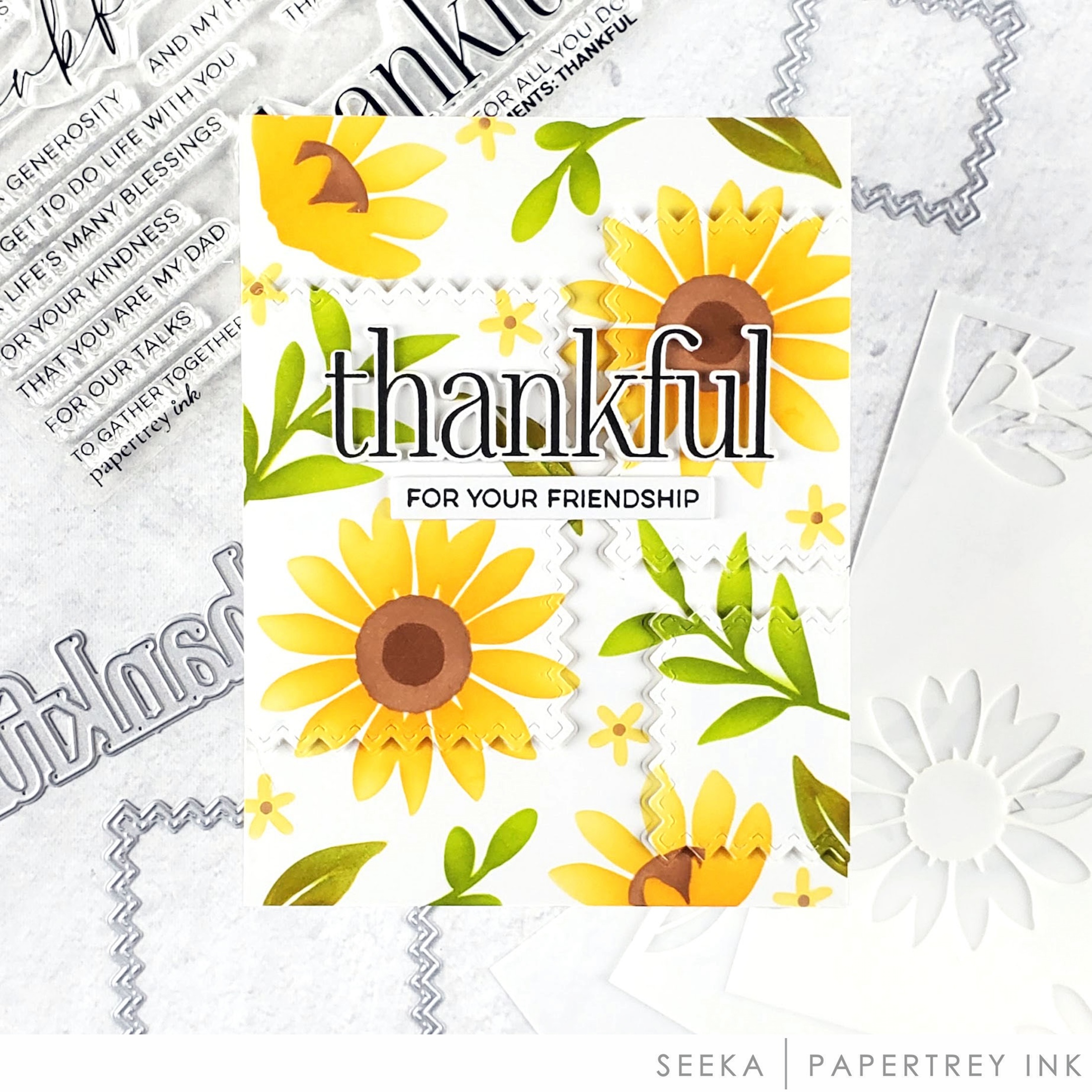 Sunflower Garden Stencil Collection (set of 6)