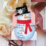 Go-To Gift Card Holder: Snowman Accessories Mini Stamp Set: Papertrey Ink