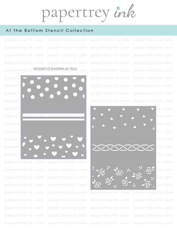 Papertrey Ink - Delicate Trees Stencil Collection (set of 10)