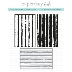 Corrugated Metal Background Stamp Set