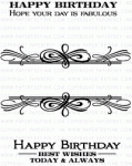 Boutique Borders: Birthday Mini Stamp Set