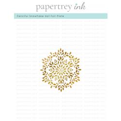 Fanciful Snowflake Hot Foil Plate