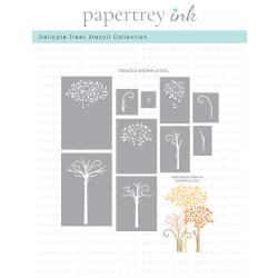 Delicate Trees Stencil Collection (set of 10)